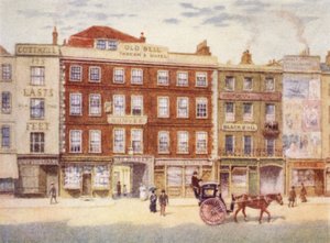 Old Bell Inn et Black Bull, depuis Holborn, 1897 - Philip Norman