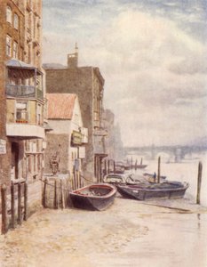 Vieux bâtiments de St Pauls Pier, 1894 - Philip Norman