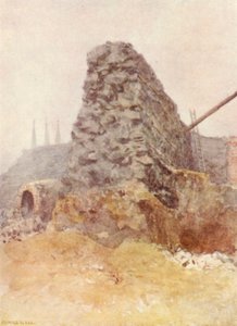 Vestiges du mur romain, Newgate, 1903 - Philip Norman