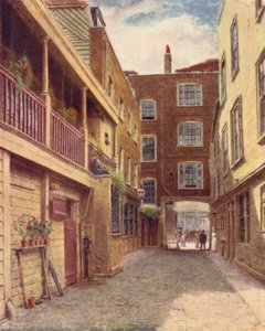 Cour de Old Bell Inn, Holborn, vue du nord, 1897 - Philip Norman