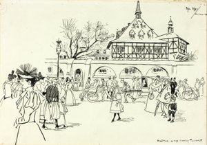 Croquis à Midway Plaisance - Philip William May
