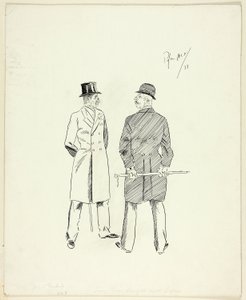 Deux messieurs avec des bâtons de marche