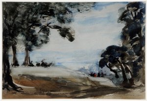 (aquarelle sur papier)