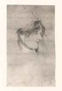 Tête de femme - Philip Zilcken (signed by artist)