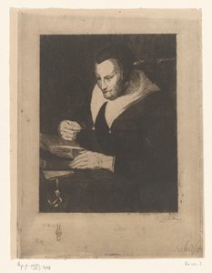 Vieille femme lisant