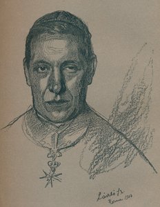 Croquis-portrait de Son Éminence le Cardinal Rampolla, 1900 1901-1902 - Philip de László