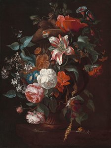 Fleurs dans un vase - Philip van Kouwenbergh