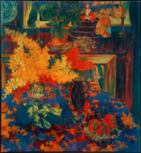 Intérieur maison à Stilli avec sculpture - Philipp Bauknecht