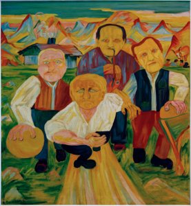 Joueurs de quilles dans les Alpes - Philipp Bauknecht