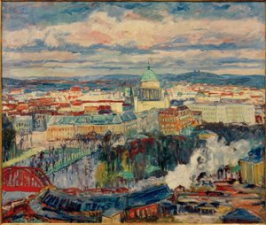 Vue de Potsdam avec l