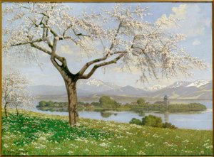 Paysage printanier bavarois