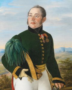 Portrait du maréchal lieutenant Friedrich von Spannoghe 1782-1850 - Philipp Stöhr