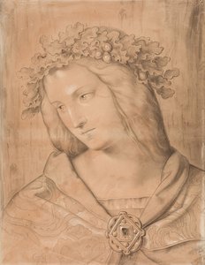 Germania, buste, étude pour la fresque - Philipp Veit