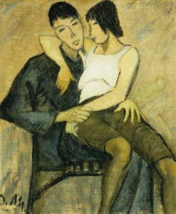 Couple assis