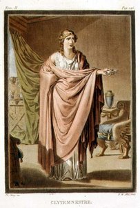 Clytemnestre, costume pour 