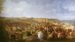 Napoléon dans un camp à Boulogne distribuant la Croix de la Légion d