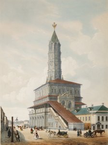 La tour Sukharev à Moscou, 1846