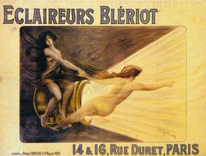 Publicité pour les phares Bleriot - Philippe Chapellier
