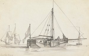Trois navires - Philippe Jacques de Loutherbourg