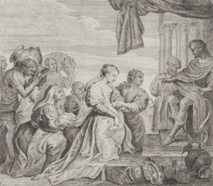 Salomon et la reine de Saba - Philippe Lambert Joseph Spruyt
