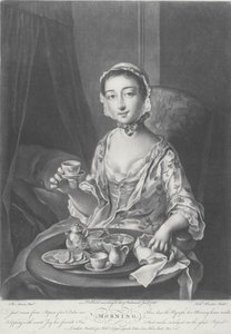 Matin, gravé par Richard Houston, 1758