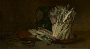 Nature morte avec asperges, vers 1880