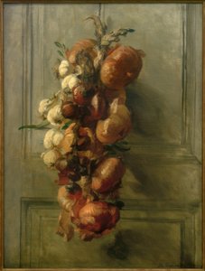 Nature morte avec oignons - Philippe Rousseau