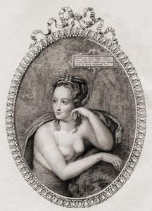 Maîtresse française du roi Henri II de France : Diane de Poitiers (1499-1566) - Philippe after Mercier