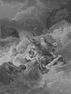 Le Naufrage de Saint Paul, Actes 27, Versets 1-44 - Philippe de (after) Loutherbourg