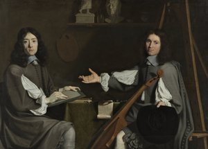 Double portrait des deux artistes, 1654 - Philippe de Champaigne