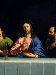 La Cène dite “La petite cène” (détail)