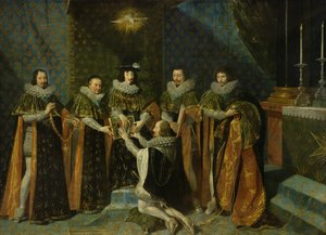 Louis XIII (1601-43) recevant Henri d