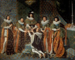 Réception par Louis XIII de Henri II d