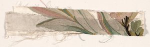 Fragment de couverture, vers 1760-1770