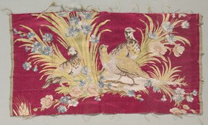 Fragment de soie, avant 1779 - Philippe de Lasalle