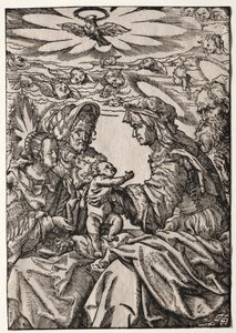 La Sainte Famille avec Sainte Anne et Joachim - Philippe de Lasalle