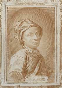 Autoportrait de Philippe de la Hire (1640-1718), illustration de 