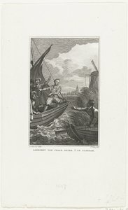Arrivée du tsar Pierre le Grand à Zaandam, 1697, vers 1829