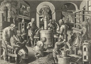 Distillation - Philips Galle (attributed to workshop of)