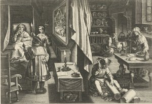 Remède contre la syphilis - Philips Galle (attributed to workshop of)