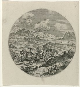 Procris meurt dans les bras de Céphale - Philips Galle (attributed to workshop of)