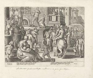 Décapitation de Jacques le Majeur - Philips Galle (possibly)