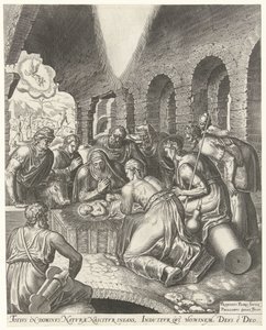 Adoration des bergers - Philips Galle