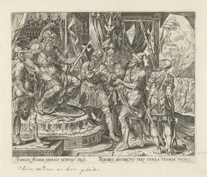 Achior devant Holopherne (Histoire de Judith et Holopherne)