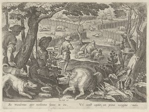Chasse au sanglier - Philips Galle