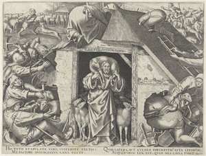 Parabole du Christ comme le bon berger - Philips Galle
