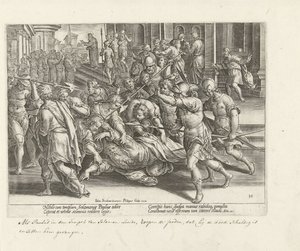 Arrestation de Paul à Jérusalem - Philips Galle