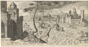 Héro et Léandre - Philips Galle