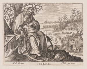 Hyems, des Quatre Saisons - Philips Galle