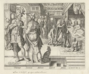 Jonadab conseille Amnon - Philips Galle